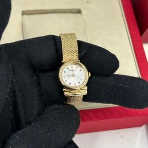Women’s Salvatore Ferragamo Gancini quartz women’s gold tone stainless watch